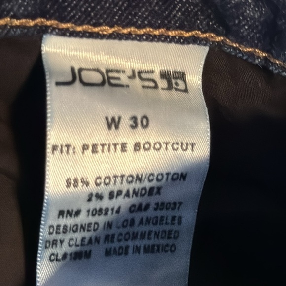 Joe's Women's Maribella Petite 31” Mid Rise 9 1/2” Bootcut Jean Sz 30 - Picture 9 of 12